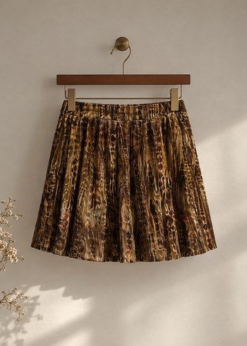Beymen Club Kahverengi Leopar Mini Etek