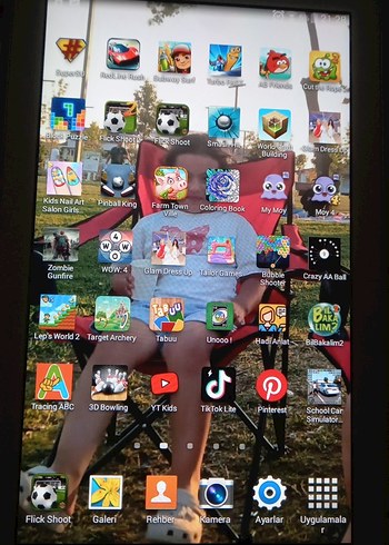 Beyaz Samsung Tablet - Görsel 5