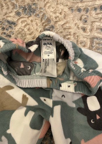 Kız Çocuk Çok Renkli Kamuflaj Desenli Pantolon - Görsel 2