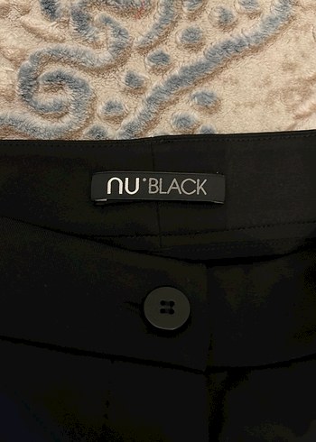 Kadın Siyah Silky Kumaş Ofis Pantolonu - Görsel 3