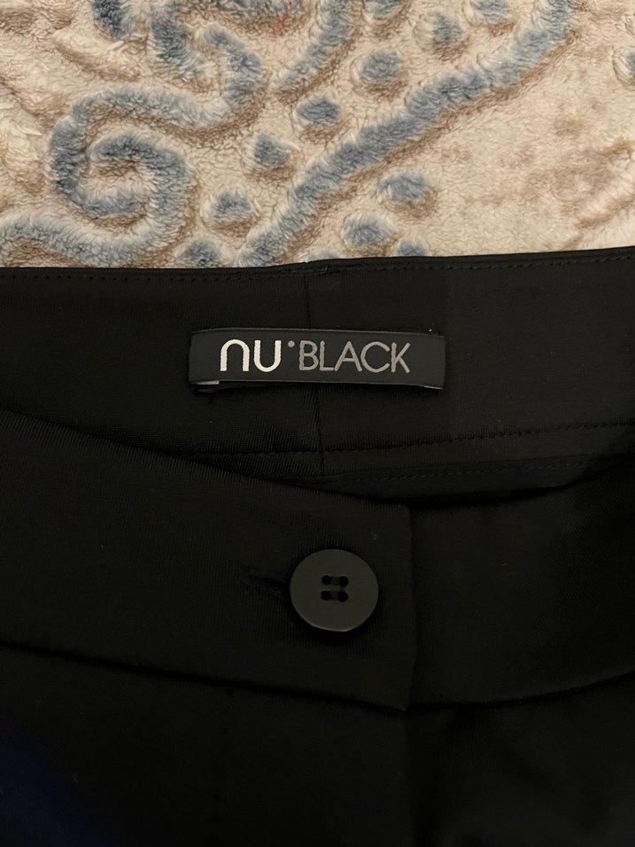 Kadın Siyah Silky Kumaş Ofis Pantolonu - Görsel 3