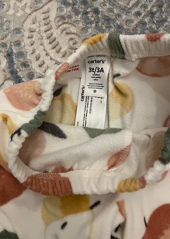 Kız Çocuk Renkli Desenli Triko Pantolon - Görsel 2