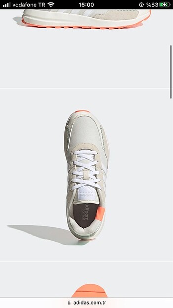 37 Beden beyaz Renk orijinal adidas ayakkabı