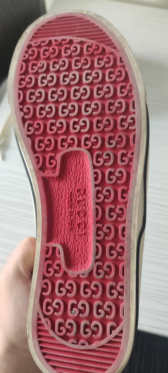 Bej Gucci Kadın Sneaker Yılan Desenli - Görsel 5