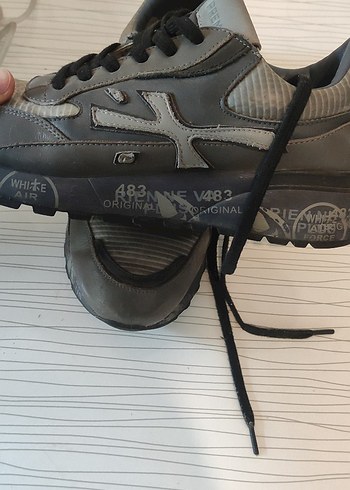 Gri Erkek Ayakkabı Bağcıkları - Görsel 2