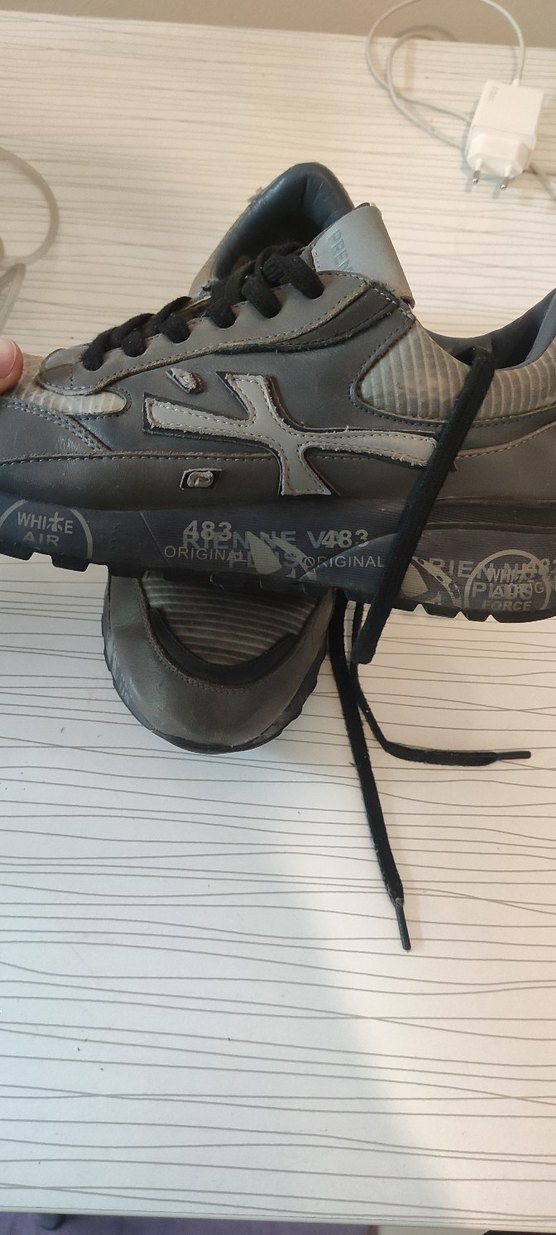 Gri Erkek Ayakkabı Bağcıkları - Görsel 2