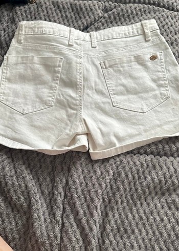 Stradivarius Stradivarius Şort beyaz mini