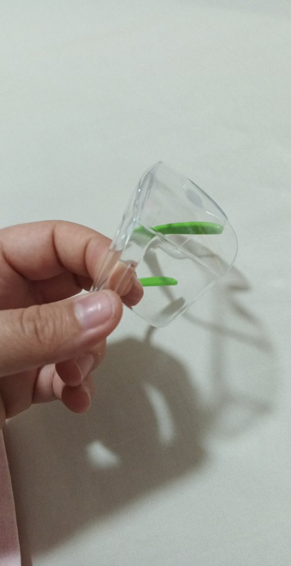 Şeffaf Yeşil Minimalist Yüzücü Gözlüğü - Görsel 3