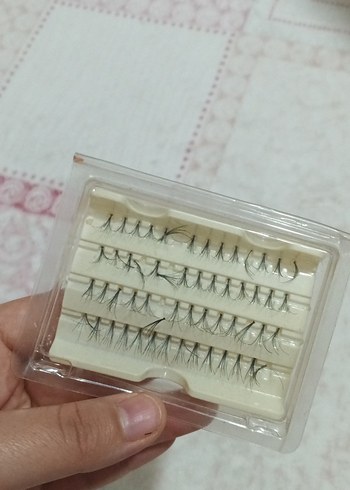 Açık siyah Renkli Takma Kirpik Seti - Görsel 2