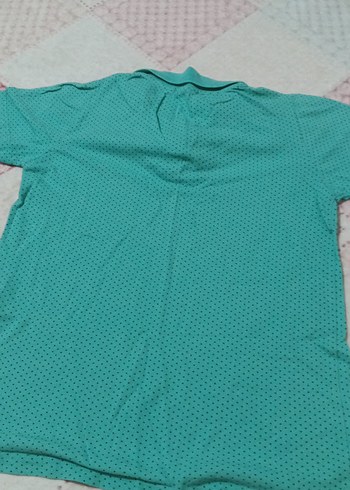 Erkek Yeşil Polo Tişört Düğmeli - Görsel 7