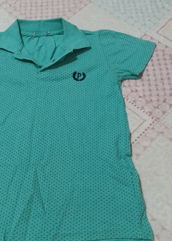 Erkek Yeşil Polo Tişört Düğmeli - Görsel 3