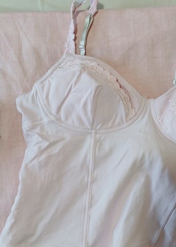 Beyaz Dantelli Emzirme Korsesi - Görsel 2