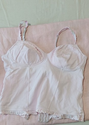 Beyaz Dantelli Emzirme Korsesi - Görsel 3