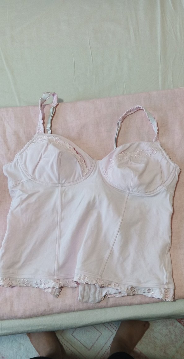 Beyaz Dantelli Emzirme Korsesi - Görsel 3