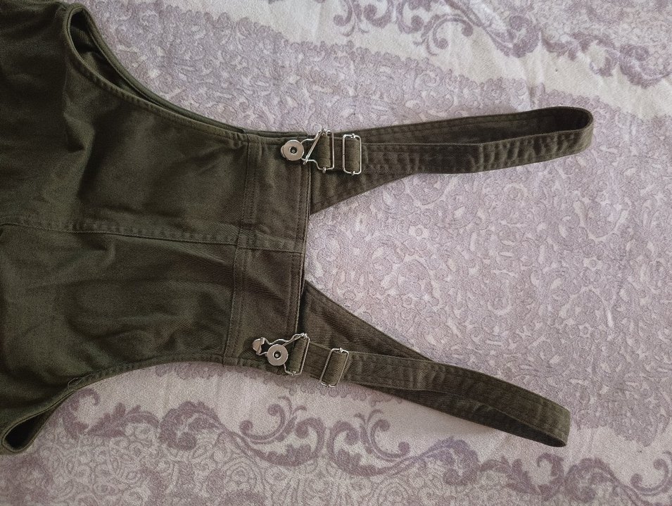 Kadın Kısa Askılı Kamuflaj Tulum - Görsel 2