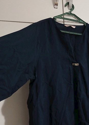 Lacivert Midi Hamile Bluz - Görsel 2