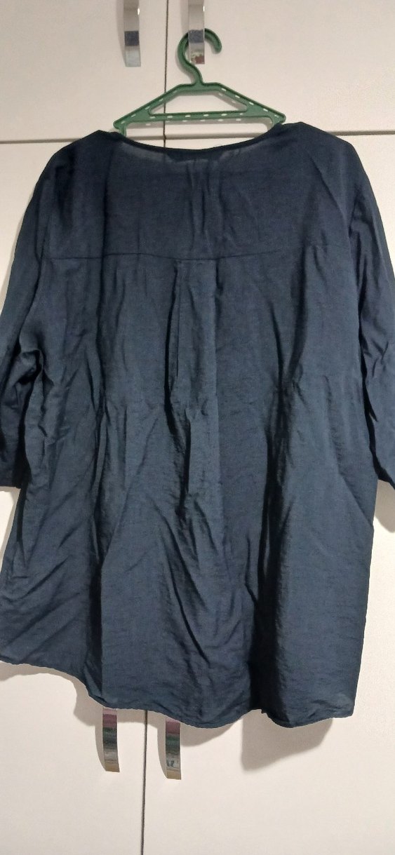 Lacivert Midi Hamile Bluz - Görsel 5