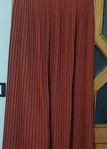 Pileli uzun etek 46 beden