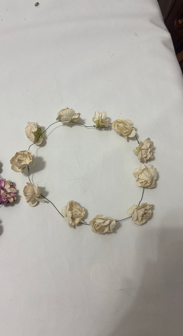 Dantel Detaylı Çok Renkli Bohem Çiçek Taçları - Görsel 4