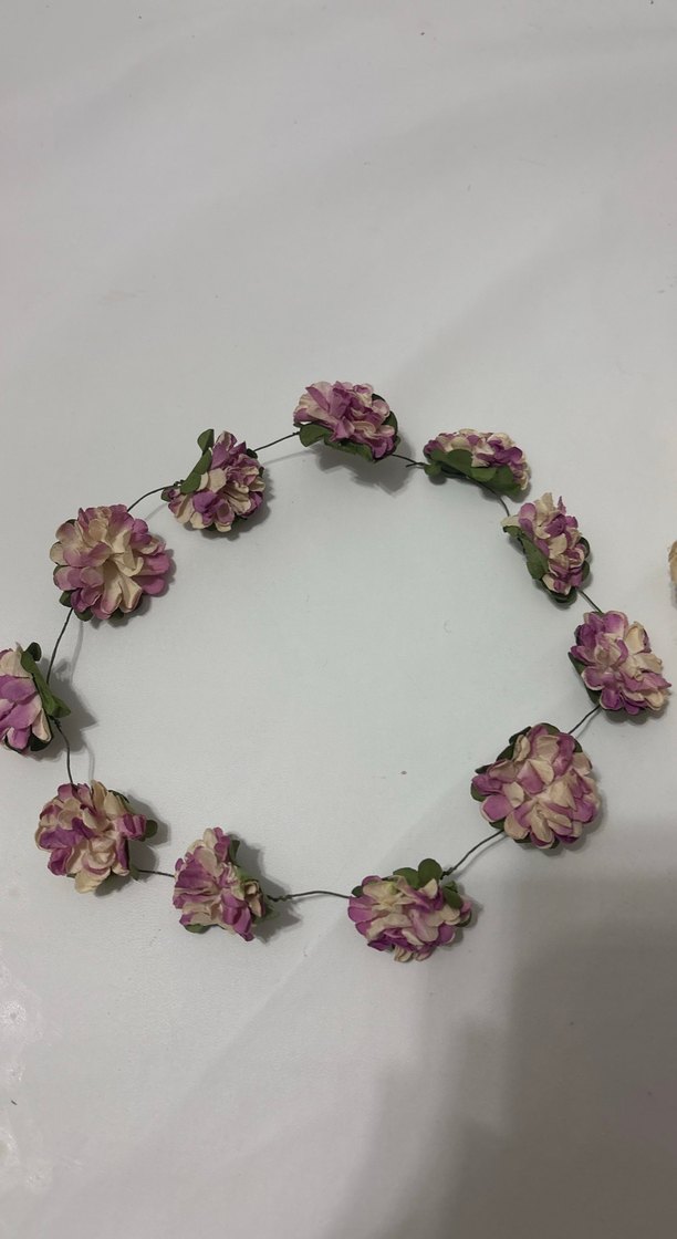 Dantel Detaylı Çok Renkli Bohem Çiçek Taçları - Görsel 3