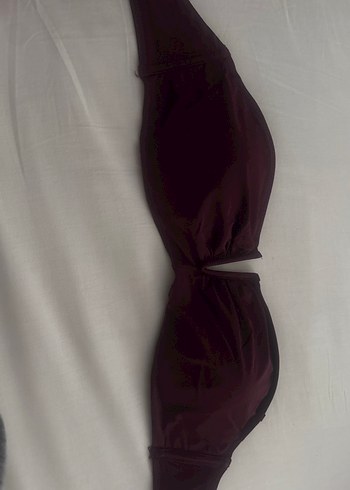 Bordo Minimalist Midi Bikini Üstü