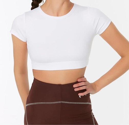 Trendyol Beyaz Crop