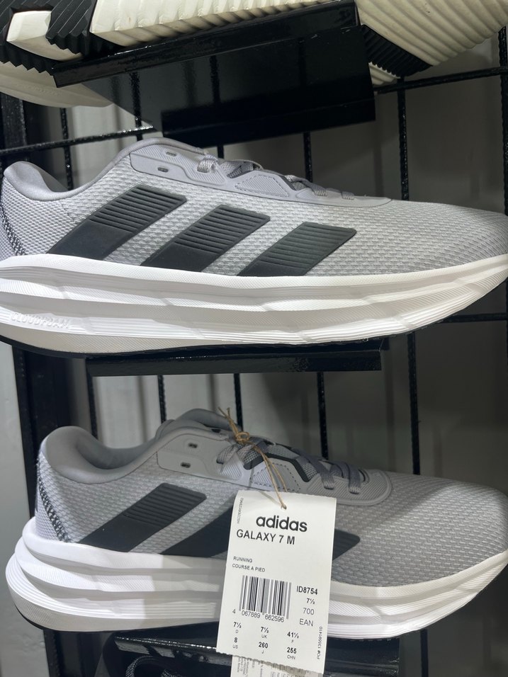 Gri Erkek Spor Koşu Ayakkabısı Velcro - Görsel 2