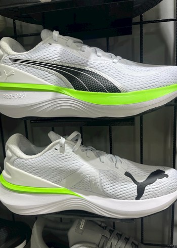 Beyaz Gri Erkek Koşu Ayakkabısı Velcro - Görsel 2