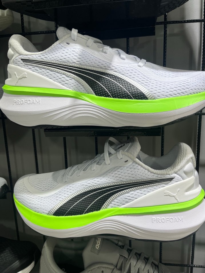 Beyaz Gri Erkek Koşu Ayakkabısı Velcro - Görsel 3