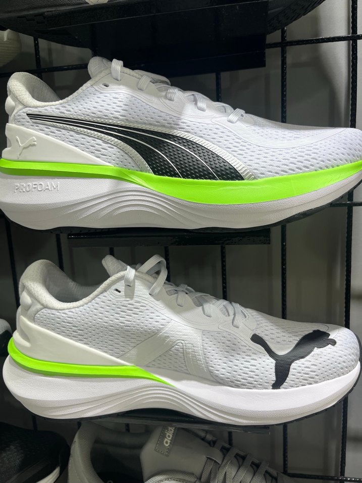 Beyaz Gri Erkek Koşu Ayakkabısı Velcro - Görsel 2