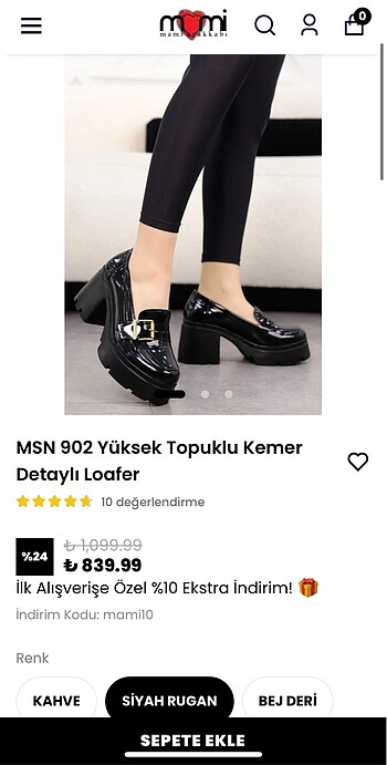 39 Beden siyah Renk Mami ayakkabı