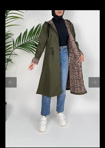 bondit kumaş  içi leopar desenli - Görsel 4