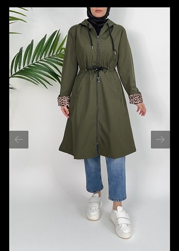 bondit kumaş  içi leopar desenli - Görsel 2