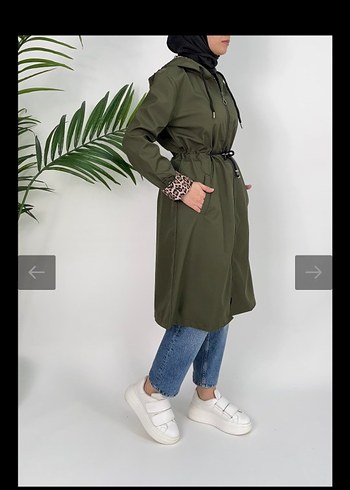 bondit kumaş  içi leopar desenli - Görsel 3