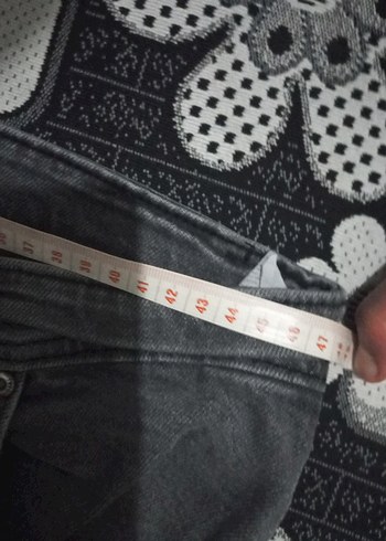 Gri Erkek Kot Pantolon - Görsel 3