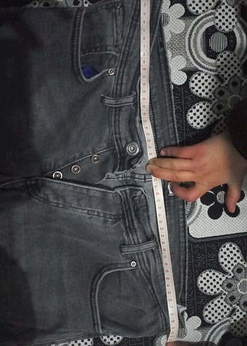 Gri Erkek Kot Pantolon - Görsel 2