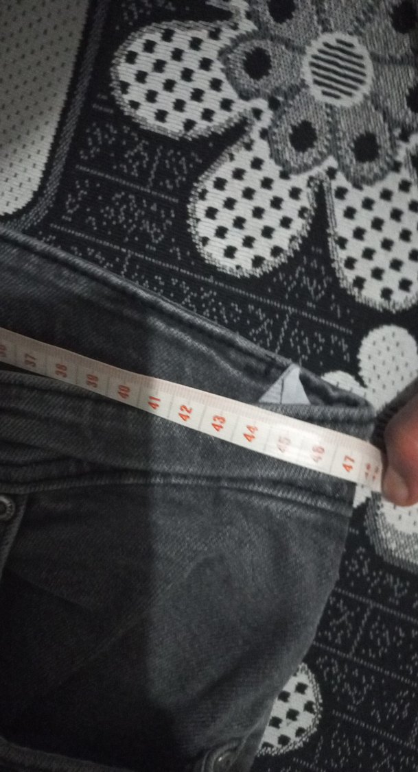 Gri Erkek Kot Pantolon - Görsel 3