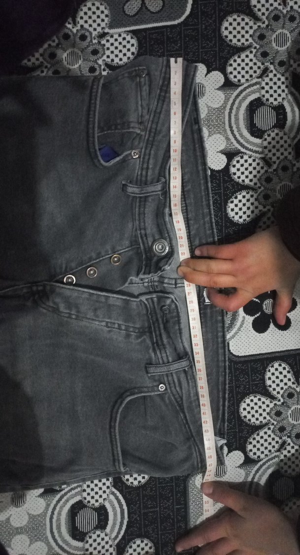 Gri Erkek Kot Pantolon - Görsel 2