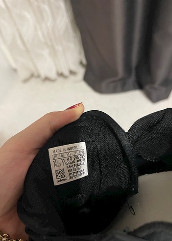 Siyah Kadın Spor Ayakkabı Velcro Detaylı - Görsel 3