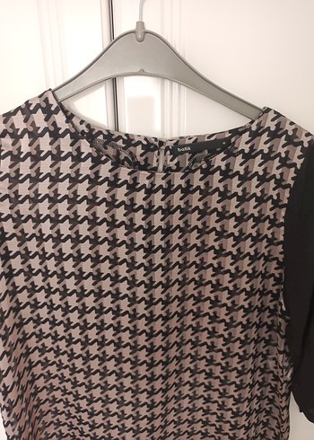 Batik batik şifon bluz