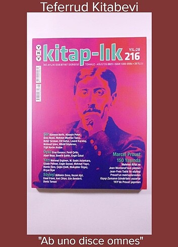 Kitap-lık İki Aylık Edebiyat Dergisi Sayı:216