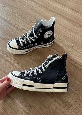 36,5 Beden siyah Renk Converse Chuck 70 Plus