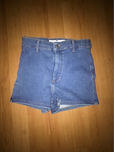 Denim mini şort