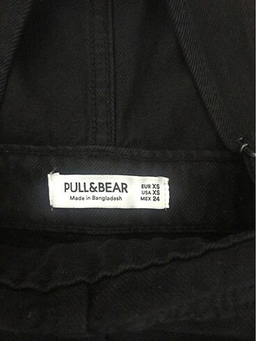 xs Beden Pull and bear denim salopet