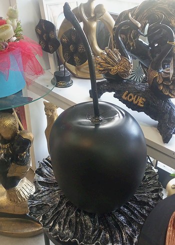 Siyah Elma Figürlü Dekoratif Obje - Görsel 2