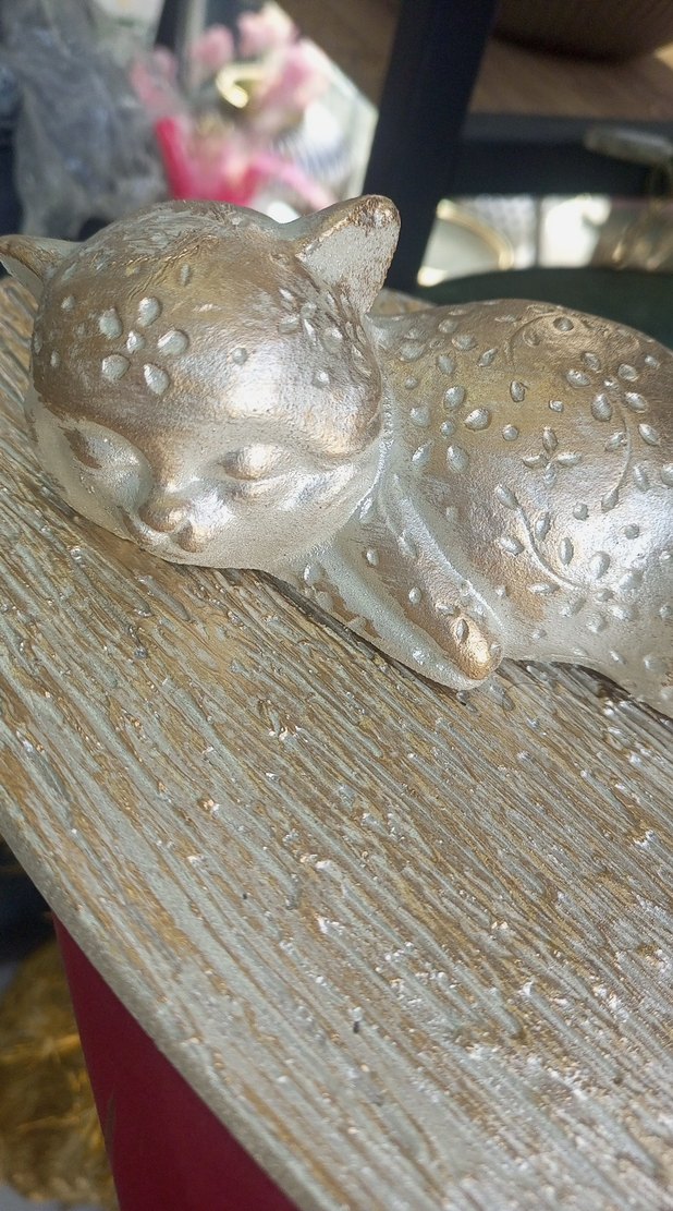 Dekoratif Kedi Figürlü Tepsi - Görsel 3