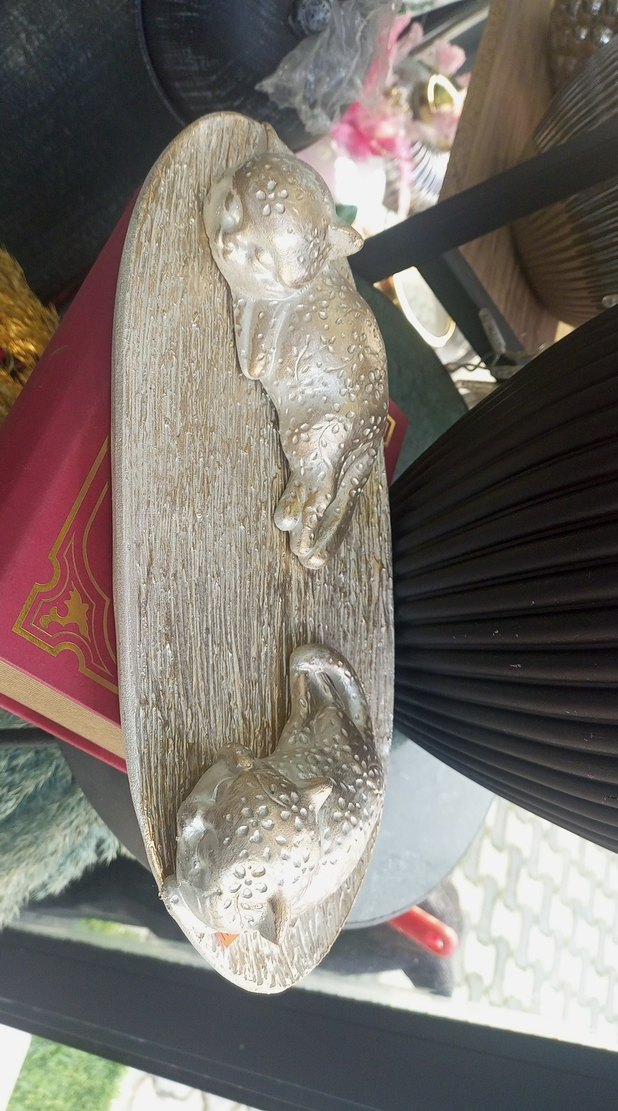 Dekoratif Kedi Figürlü Tepsi - Görsel 2