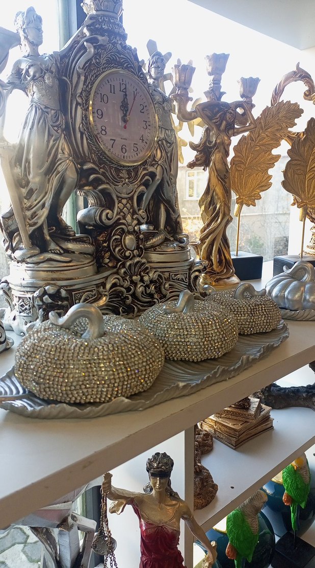 Altın Renkli Payetli Kelebek - Görsel 2