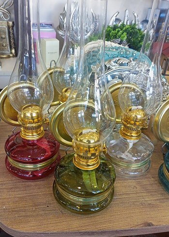 Renkli Cam Gaz Lambaları Seti - Görsel 2