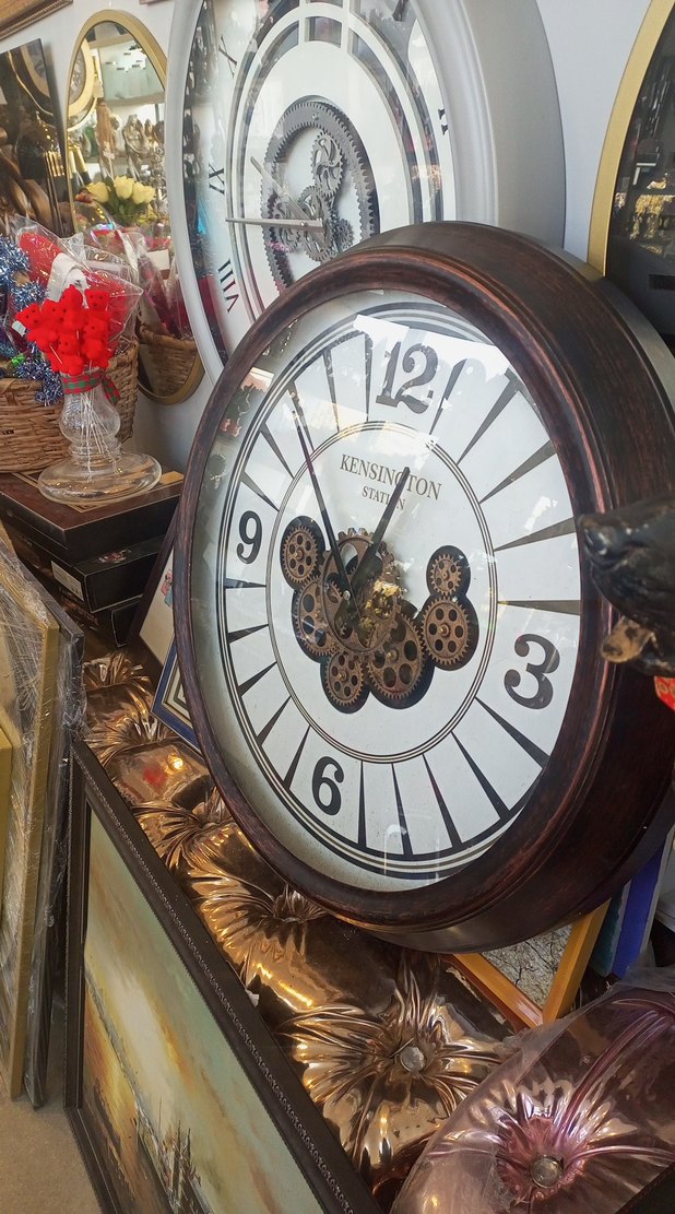 Kensington Station Duvar Saati Kahverengi - Görsel 2